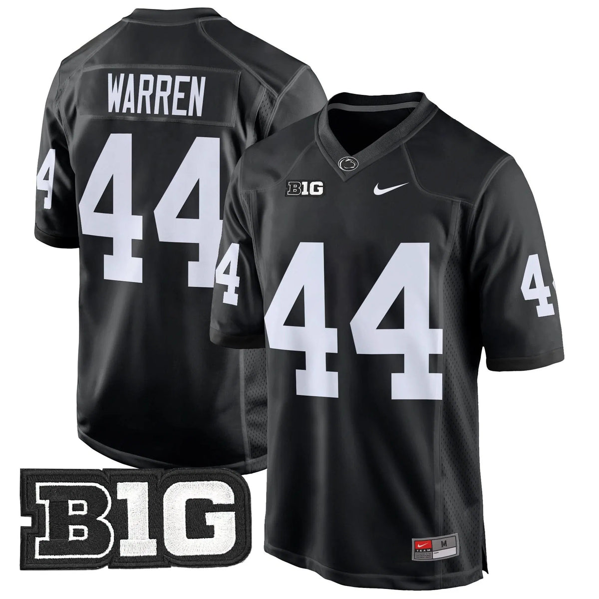 Personalized PSU 2026 Game Jersey - Black / Tyler Warren Stitched