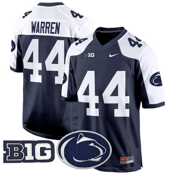 Personalized PSU 2026 Game Jersey - Navy Alternate / Tyler Warren Stitched