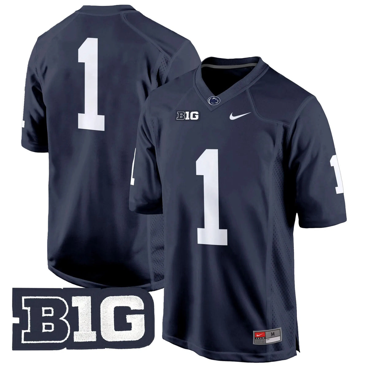 Personalized PSU 2026 Game Jersey - Navy / #1 Team Stitched