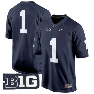 Personalized PSU 2026 Game Jersey - Navy / #1 Team Stitched