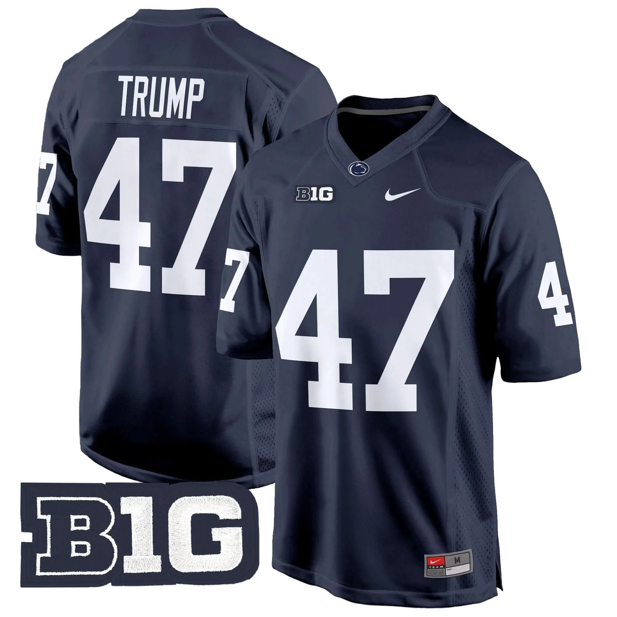 Personalized PSU 2026 Game Jersey - Navy / Trump Stitched