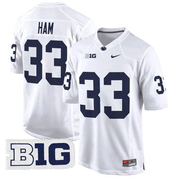 Personalized PSU 2026 Game Jersey - White / Jack Ham Stitched
