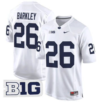 Personalized PSU 2026 Game Jersey - White / Saquon Barkley Stitched