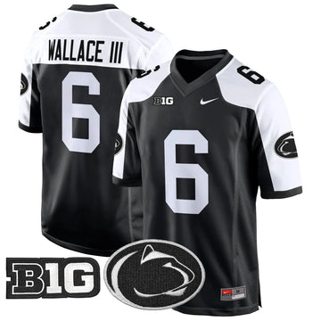 Personalized PSU 2026 Game Jersey - Black Alternate / Harrison Wallace III Stitched
