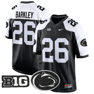 Personalized PSU 2026 Game Jersey - Black Alternate / Saquon Barkley Stitched