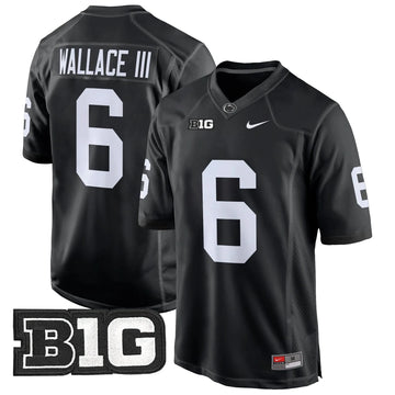 Personalized PSU 2026 Game Jersey - Black / Harrison Wallace III Stitched