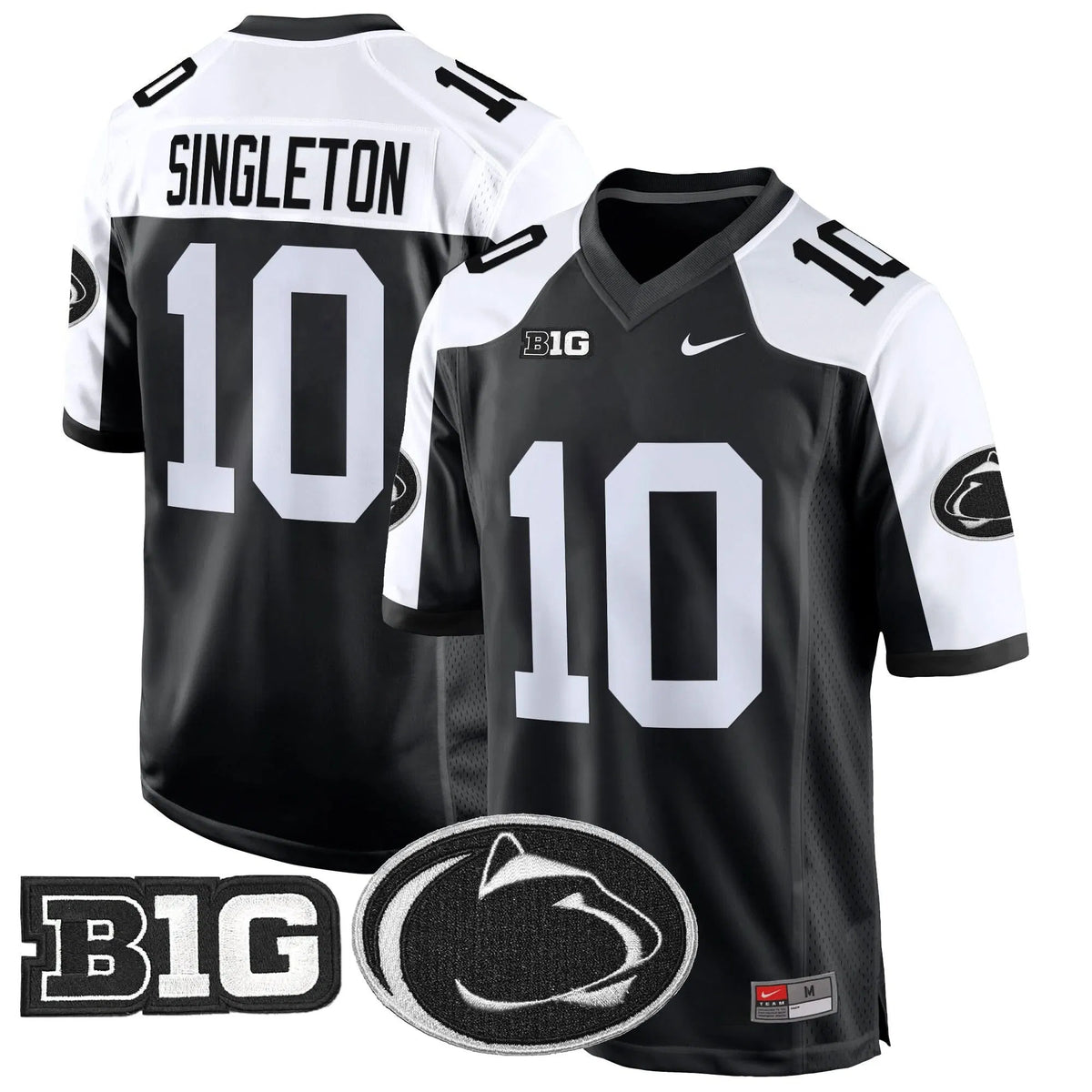 Personalized PSU 2026 Game Jersey - Black Alternate / Nicholas Singleton Stitched