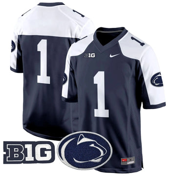 Personalized PSU 2026 Game Jersey - Navy Alternate / #1 Team Stitched