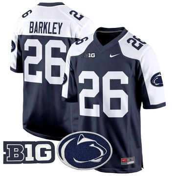 Personalized PSU 2026 Game Jersey - Navy Alternate / Saquon Barkley Stitched