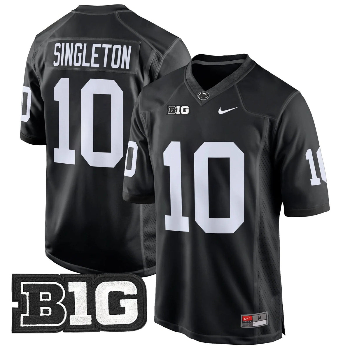 Personalized PSU 2026 Game Jersey - Black / Nicholas Singleton Stitched