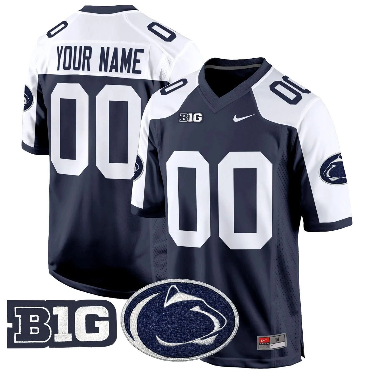 Personalized PSU 2026 Game Custom Jersey - Navy Alternate Stitched