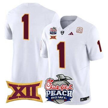 Personalized ASSD 2026 Peach Bowl Vapor Limited Jersey - White / #1 Team Stitched