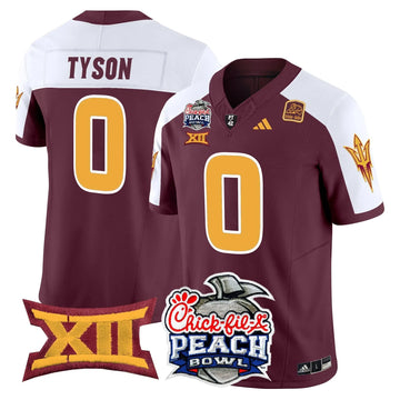 Personalized ASSD 2026 Peach Bowl Vapor Limited Jersey - Maroon Alternate / Jordyn Tyson Stitched