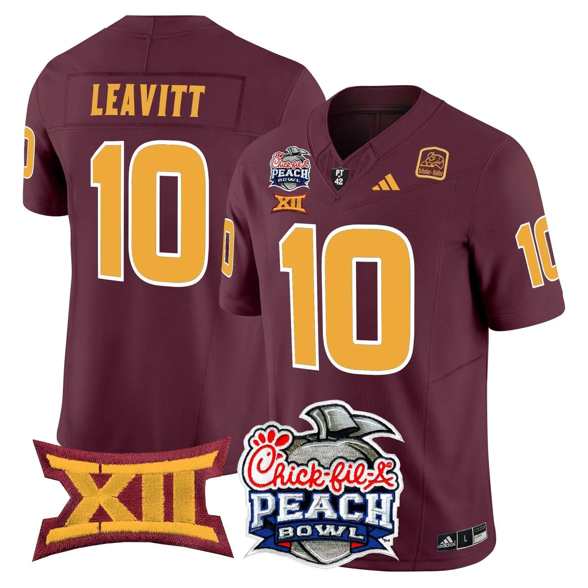 Personalized ASSD 2026 Peach Bowl Vapor Limited Jersey - Maroon / Sam Leavitt Stitched