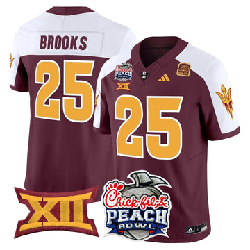Personalized ASSD 2026 Peach Bowl Vapor Limited Jersey - Maroon Alternate / DeCarlos Brooks Stitched