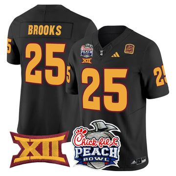 Personalized ASSD 2026 Peach Bowl Vapor Limited Jersey - Black / DeCarlos Brooks Stitched