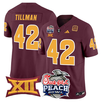 Personalized ASSD 2026 Peach Bowl Vapor Limited Jersey - Maroon / Pat Tillman Stitched