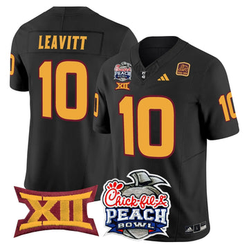 Personalized ASSD 2026 Peach Bowl Vapor Limited Jersey - Black / Sam Leavitt Stitched