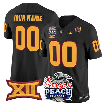 Personalized ASSD 2026 Peach Bowl Vapor Limited Custom Jersey - Black Stitched