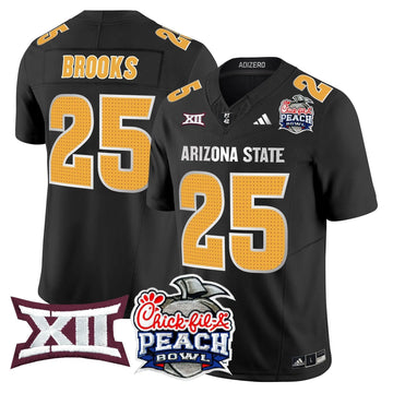 Personalized ASSD 2026 Peach Bowl Vapor Limited Jersey - Black / DeCarlos Brooks Stitched