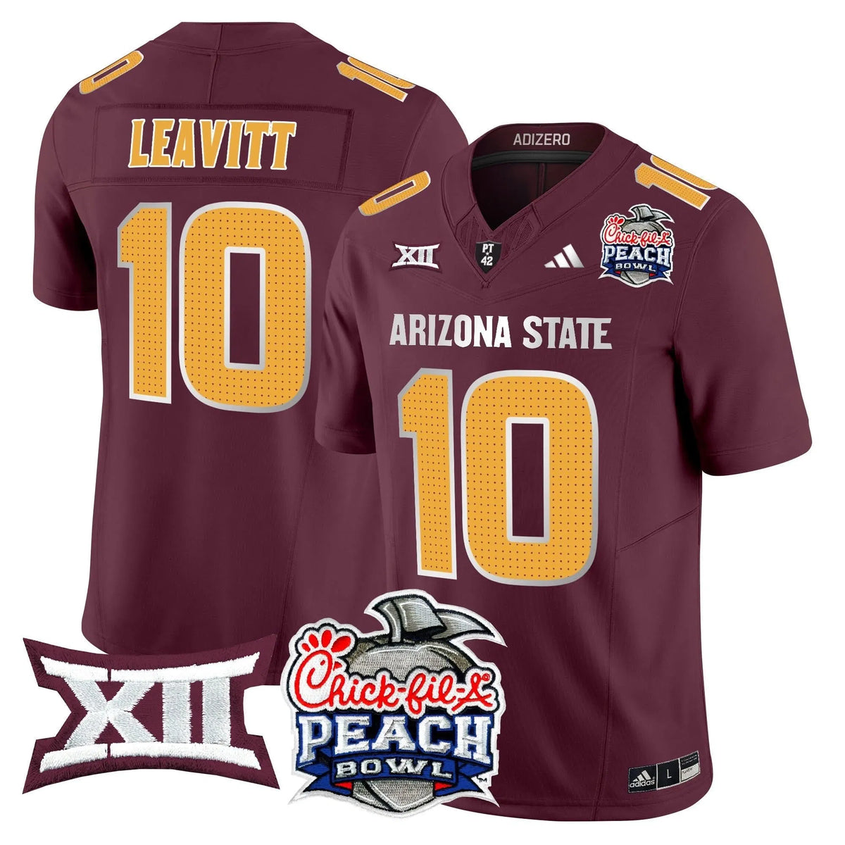 Personalized ASSD 2026 Peach Bowl Vapor Limited Jersey - Maroon / Sam Leavitt Stitched