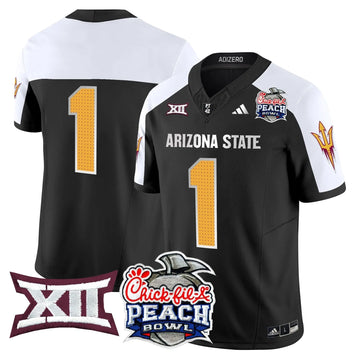 Personalized ASSD 2026 Peach Bowl Vapor Limited Jersey - Black Alternate / #1 Team Stitched