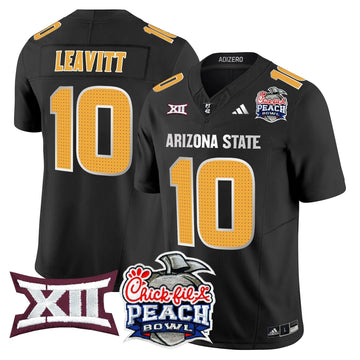 Personalized ASSD 2026 Peach Bowl Vapor Limited Jersey - Black / Sam Leavitt Stitched