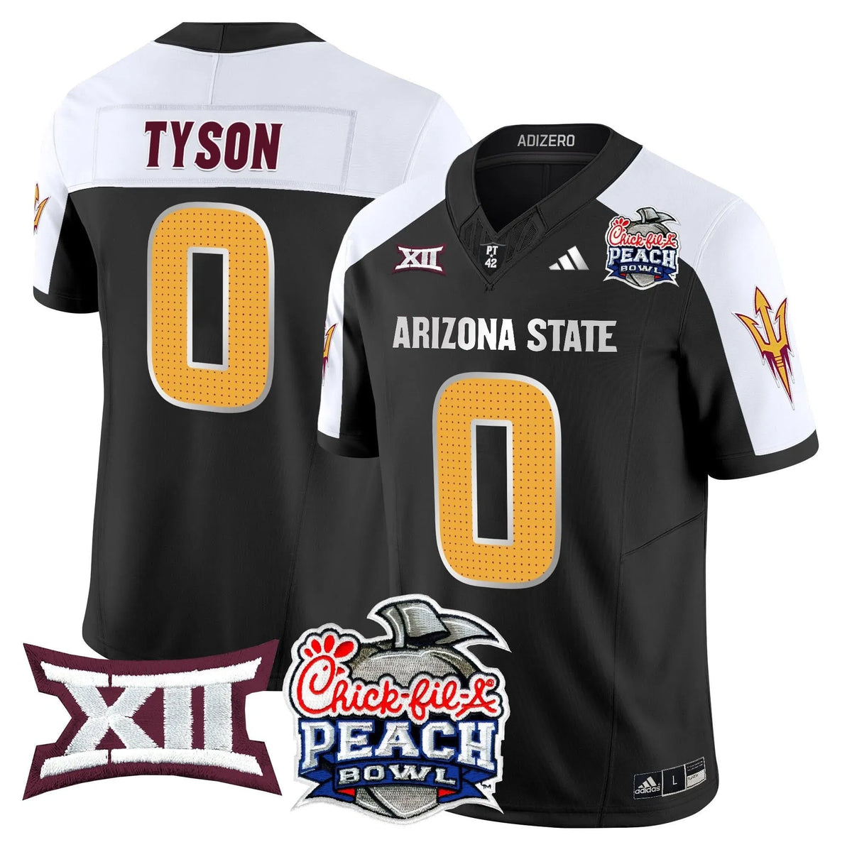 Personalized ASSD 2026 Peach Bowl Vapor Limited Jersey - Black Alternate / Jordyn Tyson Stitched