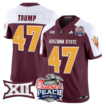Personalized ASSD 2026 Peach Bowl Vapor Limited Jersey - Maroon Alternate / Trump Stitched