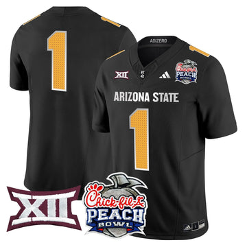 Personalized ASSD 2026 Peach Bowl Vapor Limited Jersey - Black / #1 Team Stitched