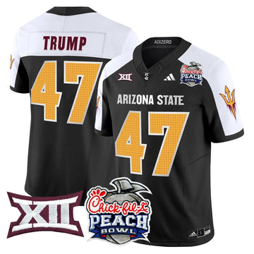 Personalized ASSD 2026 Peach Bowl Vapor Limited Jersey - Black Alternate / Trump Stitched