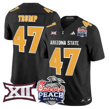 Personalized ASSD 2026 Peach Bowl Vapor Limited Jersey - Black / Trump Stitched
