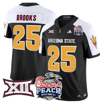 Personalized ASSD 2026 Peach Bowl Vapor Limited Jersey - Black Alternate / DeCarlos Brooks Stitched