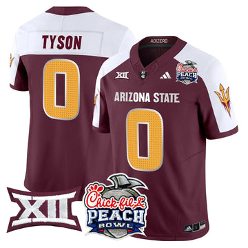 Personalized ASSD 2026 Peach Bowl Vapor Limited Jersey - Maroon Alternate / Jordyn Tyson Stitched