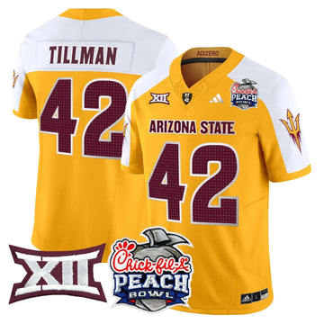 Personalized ASSD 2026 Peach Bowl Vapor Limited Jersey - Gold Alternate / Pat Tillman Stitched