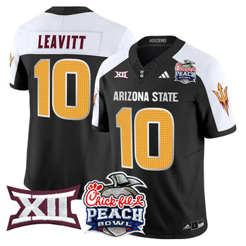 Personalized ASSD 2026 Peach Bowl Vapor Limited Jersey - Black Alternate / Sam Leavitt Stitched