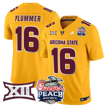Personalized ASSD 2026 Peach Bowl Vapor Limited Jersey - Gold / Jake Plummer Stitched