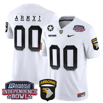 Personalized ABK Independence Bowl Patch 2026 Vapor Limited Custom Jersey - White Stitched