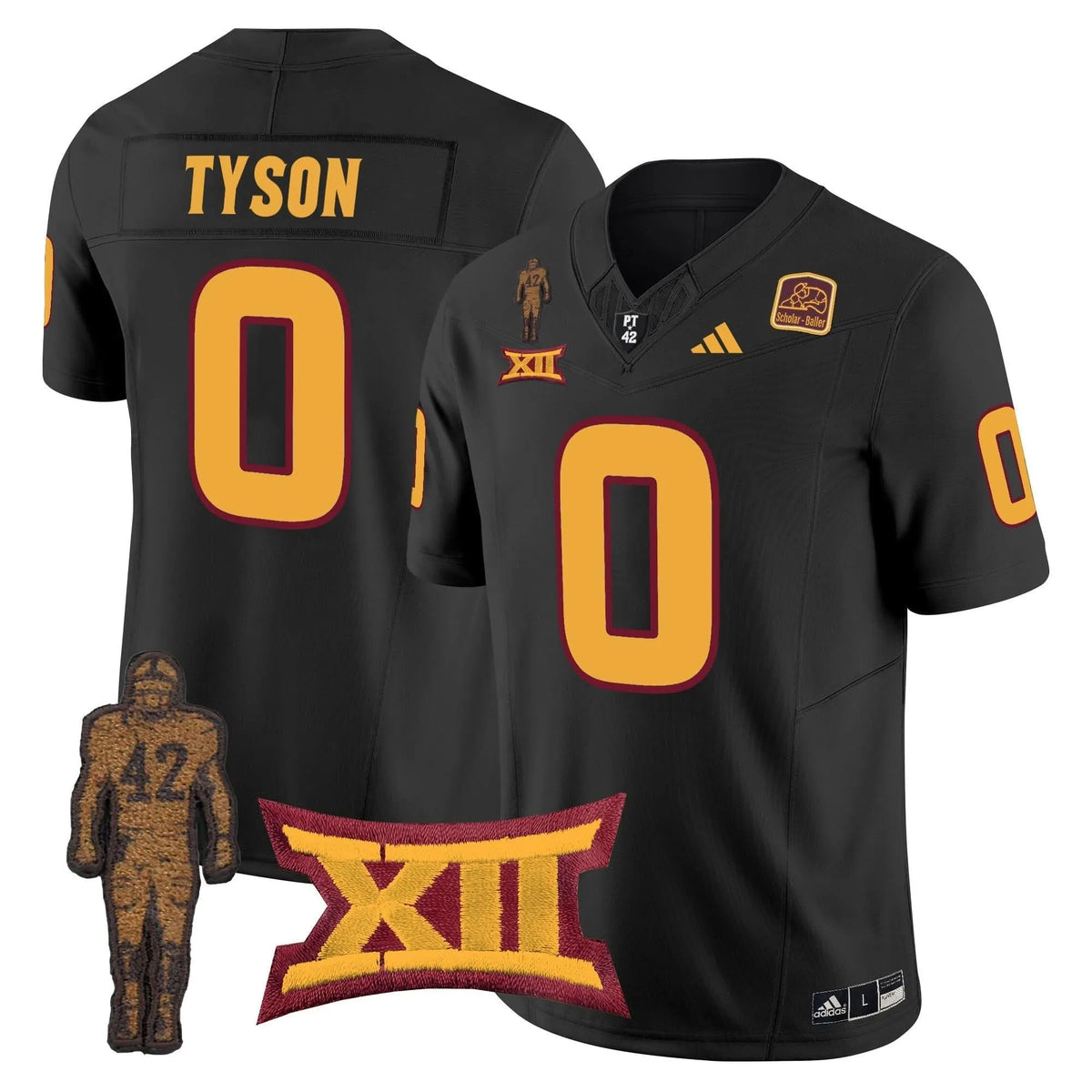 Personalized ASSD 2026 Pat Tillman Honoring Patch Vapor Limited Jersey - Black / Jordyn Tyson Stitched
