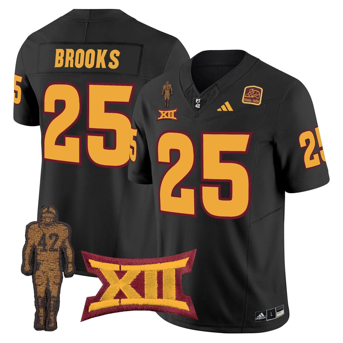 Personalized ASSD 2026 Pat Tillman Honoring Patch Vapor Limited Jersey - Black / DeCarlos Brooks Stitched