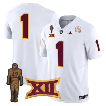 Personalized ASSD 2026 Pat Tillman Honoring Patch Vapor Limited Jersey - White / #1 Team Stitched