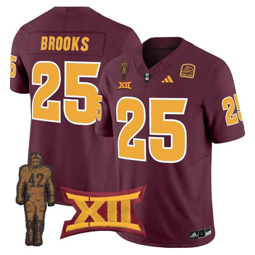 Personalized ASSD 2026 Pat Tillman Honoring Patch Vapor Limited Jersey - Maroon / DeCarlos Brooks Stitched