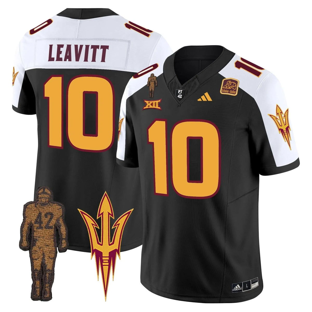 Personalized ASSD 2026 Pat Tillman Honoring Patch Vapor Limited Jersey - Black Alternate / Sam Leavitt Stitched