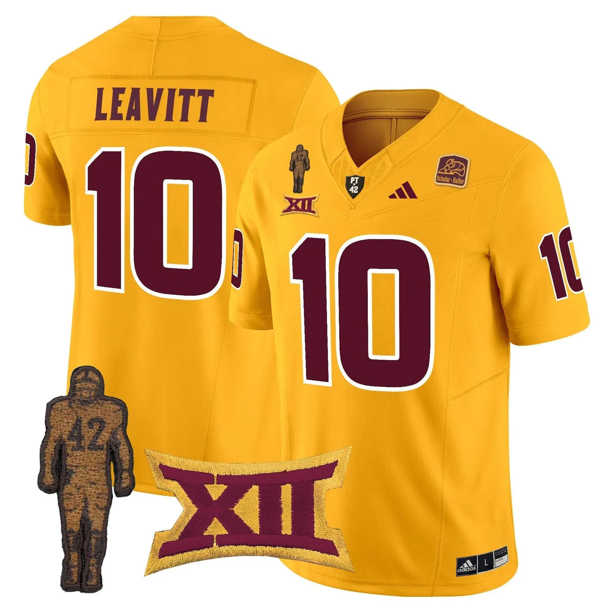 Personalized ASSD 2026 Pat Tillman Honoring Patch Vapor Limited Jersey - Gold / Sam Leavitt Stitched