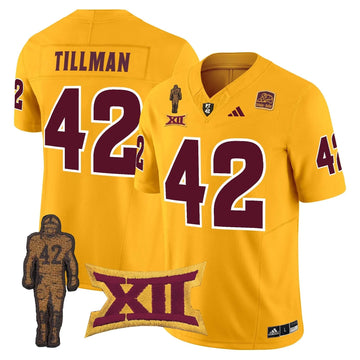Personalized ASSD 2026 Pat Tillman Honoring Patch Vapor Limited Jersey - Gold / Pat Tillman Stitched