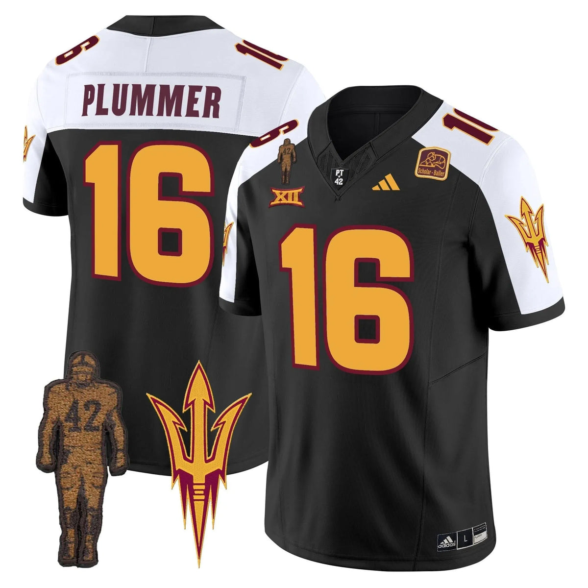 Personalized ASSD 2026 Pat Tillman Honoring Patch Vapor Limited Jersey - Black Alternate / Jake Plummer Stitched