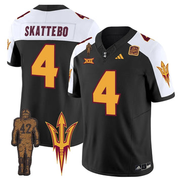 Personalized ASSD 2026 Pat Tillman Honoring Patch Vapor Limited Jersey - Black Alternate / Cam Skattebo Stitched