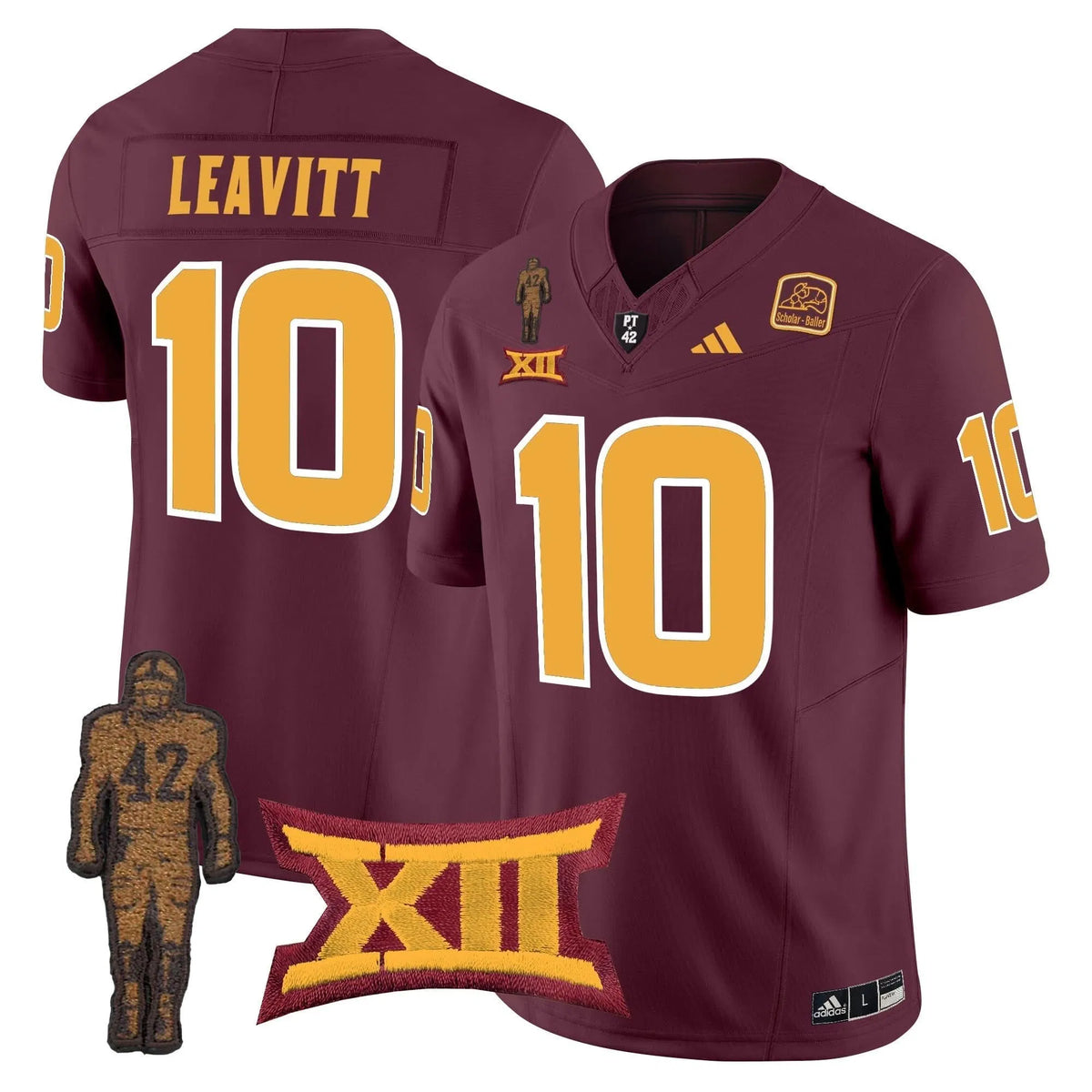 Personalized ASSD 2026 Pat Tillman Honoring Patch Vapor Limited Jersey - Maroon / Sam Leavitt Stitched