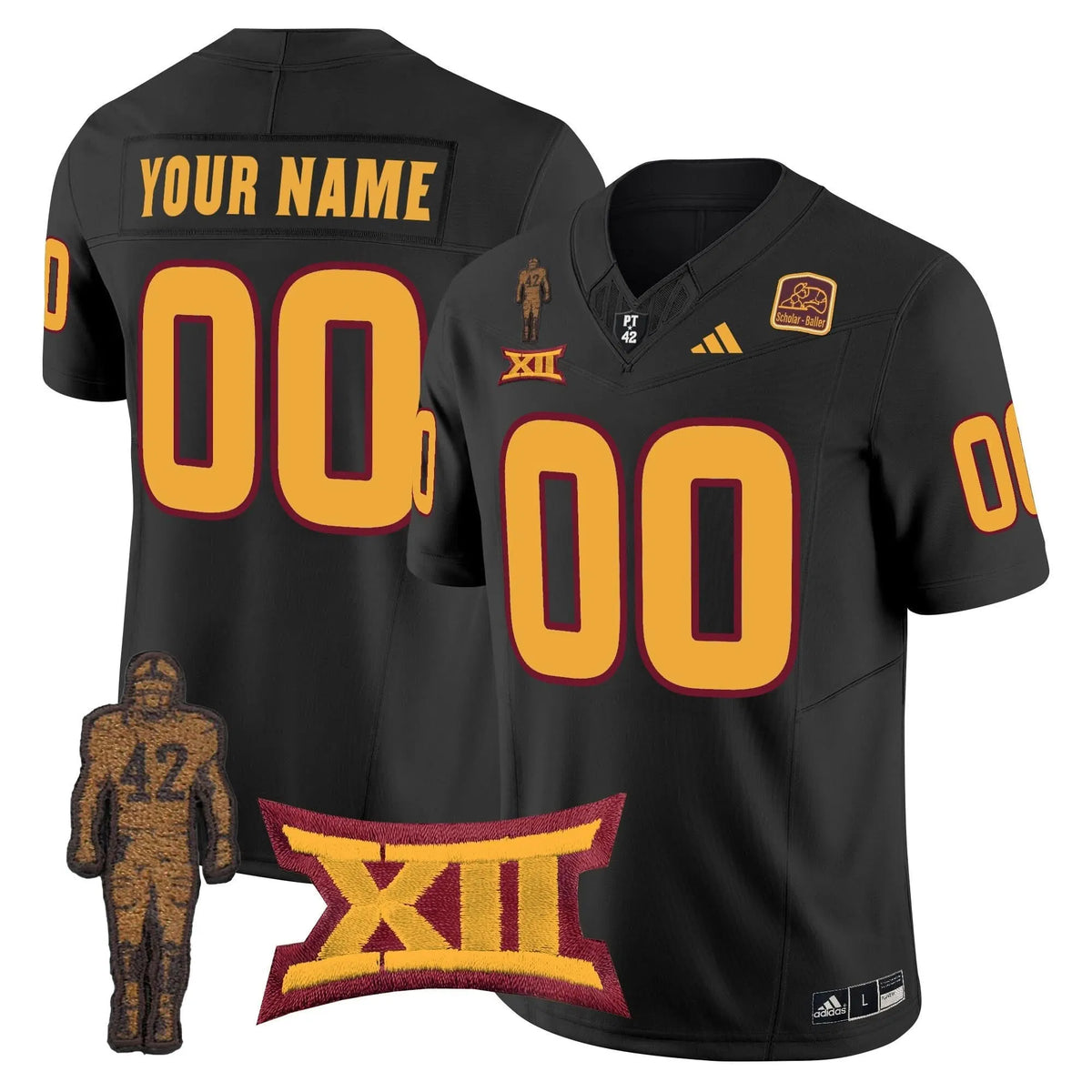 Personalized ASSD 2026 Pat Tillman Honoring Patch Vapor Limited Custom Jersey - Black Stitched