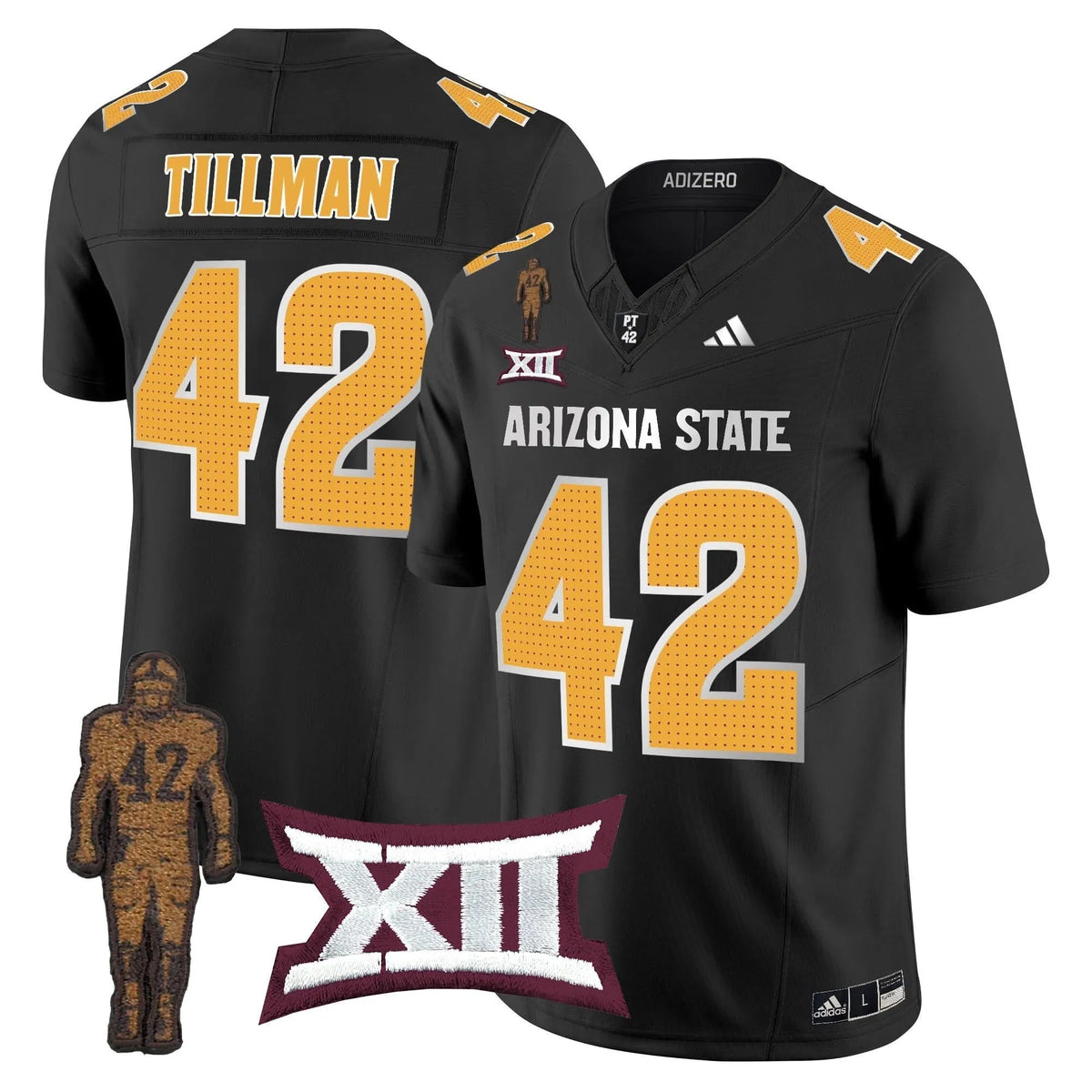 Personalized ASSD 2026 Pat Tillman Honoring Patch Vapor Limited Jersey V2 - Black / Pat Tillman Stitched